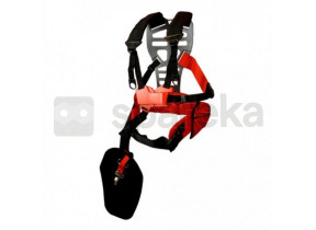 Arreios de corte profissional tecomec com acolchoamento e bolso para ferramentas. 3 sistemas de desbaste rápido: da roçadora de mochila, do arnês e do cinto. 9102529