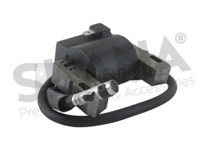 Bobina electrónica adaptável para briggs & modelos stratton 10 a 13 cv, vanguard 9, 12,5 e 14 cv, v twin 9 - 12,5 e 14 cv - john deere. distância central: 64,5 mm. substitui o original: 490586, 491312, 492341, 495859, 591459, 592841, 595304, 690248, 71523 2601338