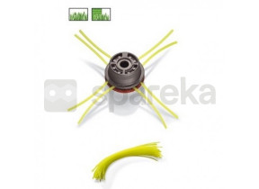 Cabeça universal multifilar e multi-estágio - resina + alumínio 4 fios - diâmetro 3,3 mm - entregue com 10 fios - encaixa em 100% das arestas com furo: a partir de 20 e 25,4 mm 1602839