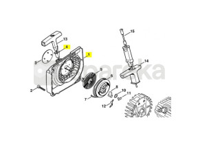 Caixa do ventilador 1127-080-1802