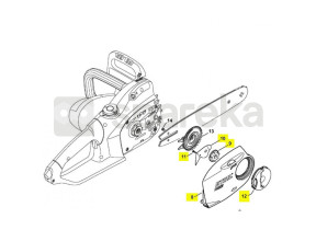 Cobertura de pinhão mse 210c 1209-640-1705