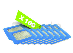 Conjunto de 100 filtros de ar adaptáveis para briggs & stratton. substitui o original: 31749, 399959, 4101, 491588, 491588s. 4100236X100