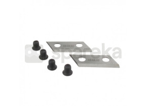 Conjunto de 2 lâminas picadoras reversíveis originais ryobi 5132000144 e 5132002646 para o modelo rsh2400r. substitui as lâminas originais acc030 e rac351. 1301071