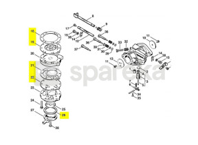 Conjunto de peças para carburador 1106-007-1061