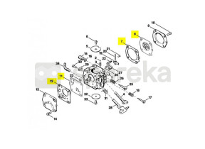 Conjunto de peças para carburador 1115-007-1060