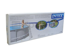 Escada intex h132 cm para piscina 360xh120cm all in one 7514983