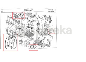 Kit #57-58 - tampa da janela com graxa e o-ring 322PDH175HYN5758