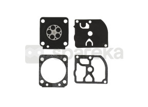 Kit de diafragma e juntas adaptáveis zama para carburador c1q montado em stihl fs38, fs45, fs46, fs450, fs85, fs108, fs106 e bg75. substitui o original: gnd28 42270071060