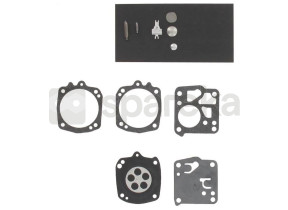 Kit de reparação de diafragma e juntas de carburador adaptável echo modelos gt1100, gt2101, gtb1100, gtb2101, cs221, hc1001 - modelos emak gdo 26cc - modelos honda gx22, gx31, zm3a, zm5, zm5a - modelos kawasaki tgx23, th023d - modelos komatsu g22l, g23l, K20-WYL