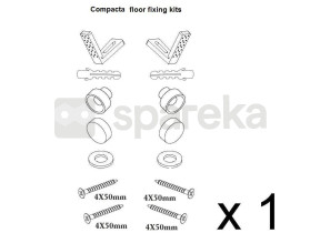 Kits de fixação de piso 199COMPACT03