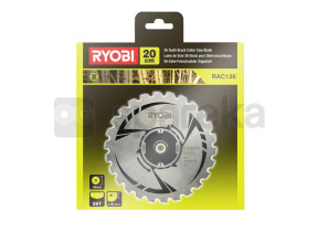 Lâmina de serra 26 dentes diam 20cm RAC136