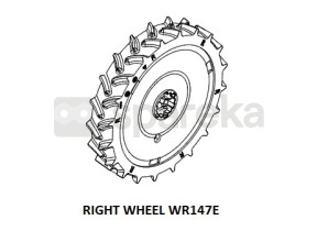 Landroid roda traseira direita (x1) 50041369