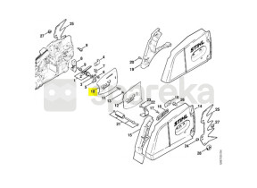 Painel lateral interior 1124-664-1001