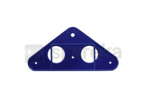 Pega triangular fixa azul - por unidade W0852A