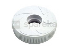Pequena roda serrilhada branca W7230213