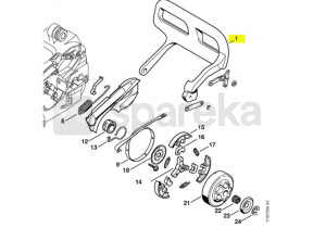 Protector de mão 019t 1132-792-9100