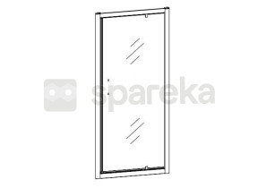 Quando porta pivô de prata 90 032QUAD208S2PD