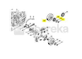 Roda dentada de anel 325 7 dts 1121-007-1037