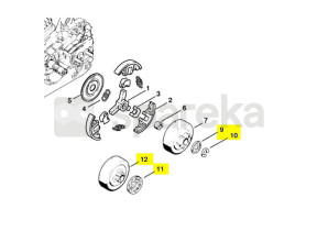 Roda dentada de anel 325 7 dts 1123-007-1032