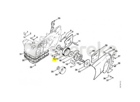 Roda dentada de perfil 404 7 dts 1106-640-2011