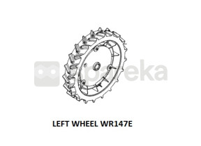 Roda traseira esquerda landroid (x1) 50041373