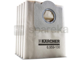 Sacos de papel kärcher wd (embalagem de 5) 6.959-130.0