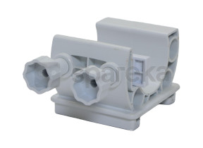 Suporte em pvc para tubo enrolador código artístico 7505500 7534376