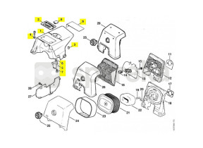 Tampa do motor 066 1122-080-1607