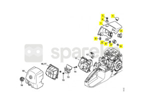 Tampa do motor 1135-080-1602