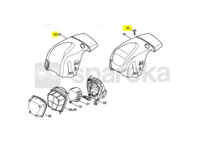 Tampa do motor 1140-080-1623