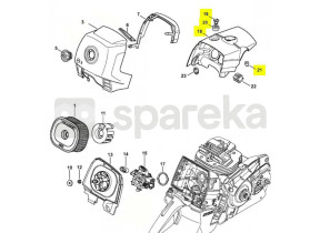 Tampa do motor 1144-080-1600