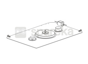 Telhado do chuveiro optima 2 032OPTIMARE3BSRR