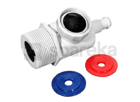 Tomada de parede da válvula preta W7230322