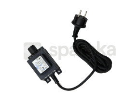 Transformador de segurança exterior ipx4 tdc-de-30-12w de 30va com 2 ml de cabo com ficha 7534243