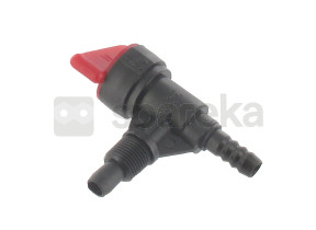Válvula de gasolina em linha 90° adaptável para briggs & stratton 4200389