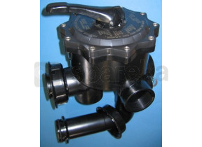 Válvula manual para filtro de terra de diatomáceas 2\'\' - 6 pos. preto E-26-1081