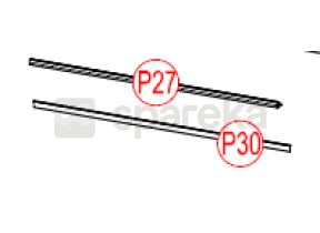 Vedação plástica 795/780mm 221QU007