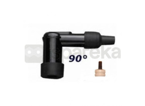 Vela de ignição / supressor moldado a 90° ngk, substitui o lb01ehf original. 2205704