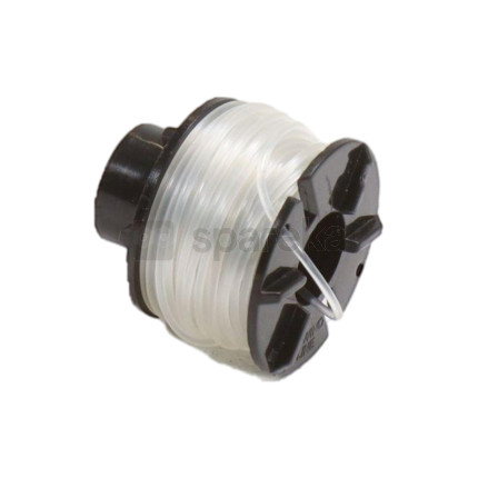 Bobina de corte para black & decker com fio Ø: 1,6mm para os modelos d709, d809, d810, d823, d825, gl210, gl220, gl330, gl335, gl420, gl440, gl445, gl520, gl535, gl555, gl565, gl565, gl585, gl590, gl825, st25 - substitui o original: a6053 ( - <span>sg123</span>-1