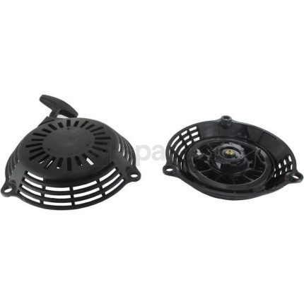 Lançador honda completo. igual ao 5101032 mas com corda longa para arranque do guiador, corda de 220cm. para gc135, gc160, gc190, gcv135, gcv160, gcv190. substitui o original 28400-ze8-003zb, 28400-zm0-003, 28400-zm0-003za-1