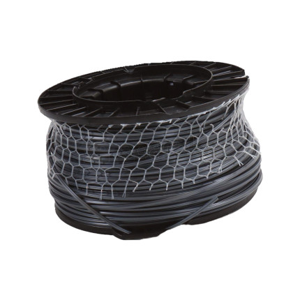 Ozaki titanium power 3.5mm x 136m bobina perfil pentagonal, copolímero de alta resistência.-2
