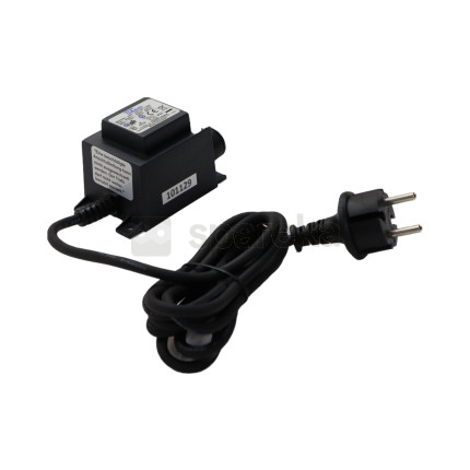 Transformador de segurança exterior ipx4 tdc-de-30-12w de 30va com 2 ml de cabo com ficha-1